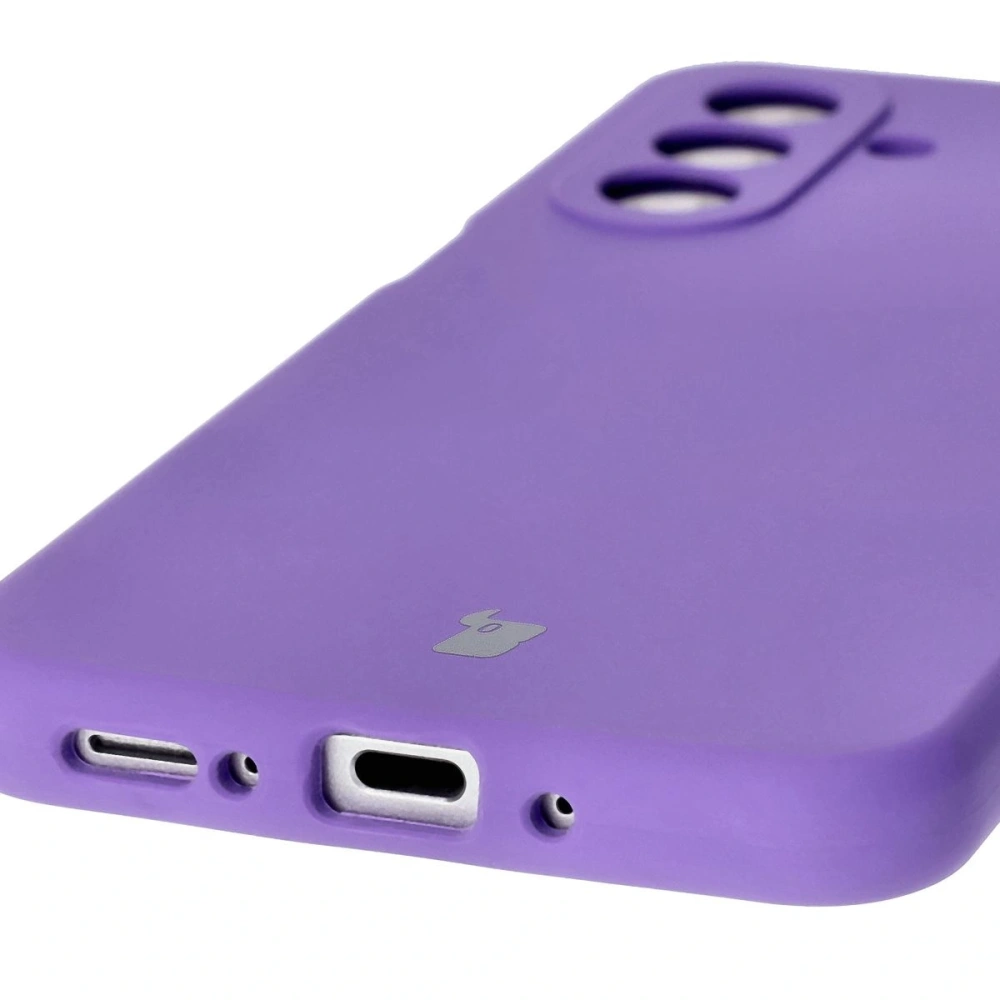 Silikonowe etui Bizon Soft Case do Samsung Galaxy A26 5G fioletowe