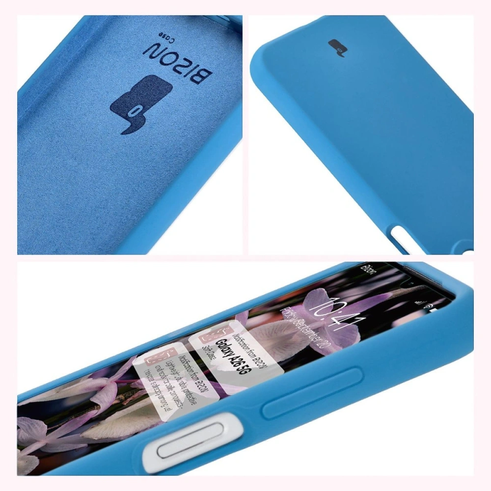 Silikonowe etui Bizon Soft Case do Samsung Galaxy A26 5G niebieskie