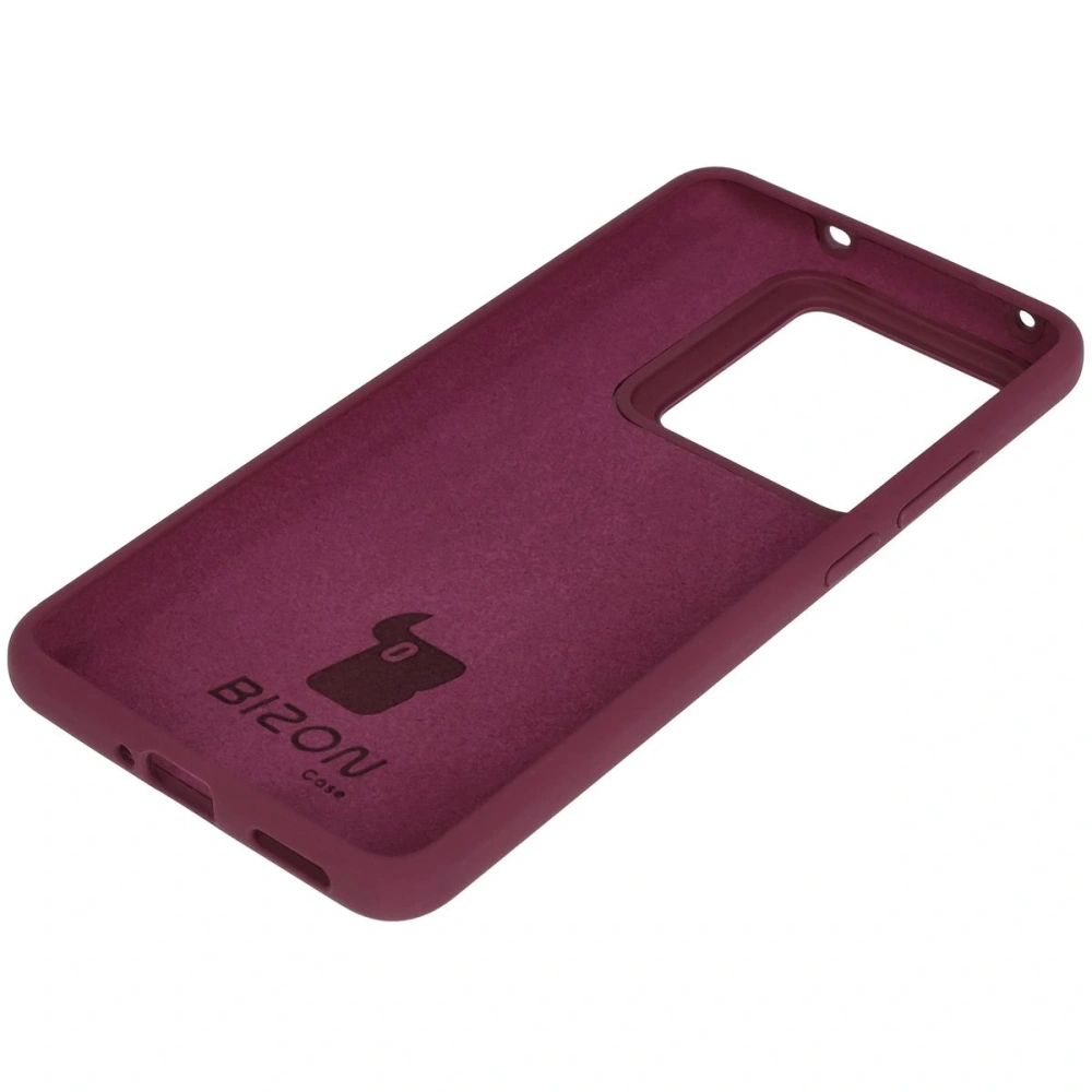Silikonowe etui Bizon Soft Case do Realme GT 7 Pro ciemnofioletowe