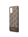 Kup Etui Guess GUHCS67G4GLBR Samsung Galaxy S20+ Plus G985 maro/castaniu hard case 4G Stripe Collection - GUE488BR - {ean13} - Sklep Home Screen