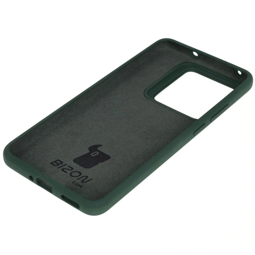 Silikonowe etui Bizon Soft Case do Realme GT 7 Pro ciemnozielone