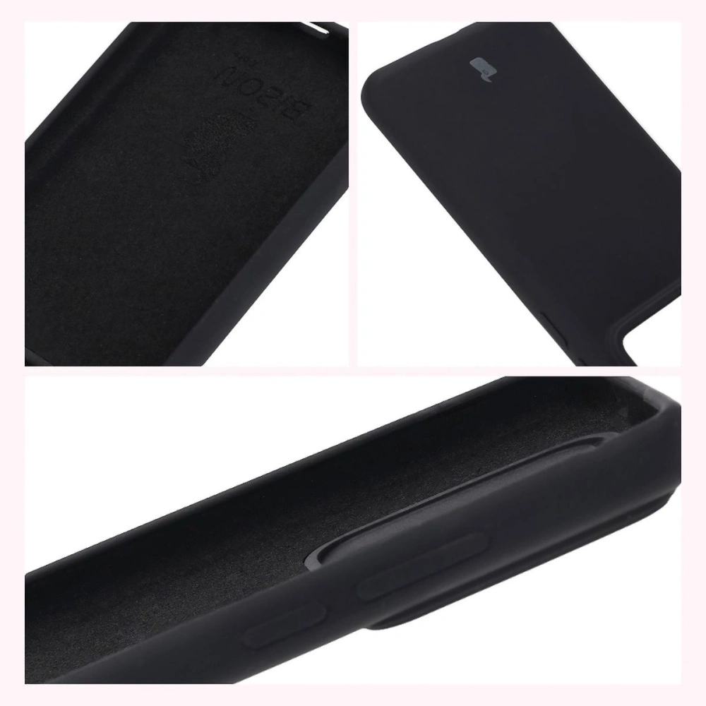 Silikonowe etui Bizon Soft Case do Realme GT 7 Pro czarne