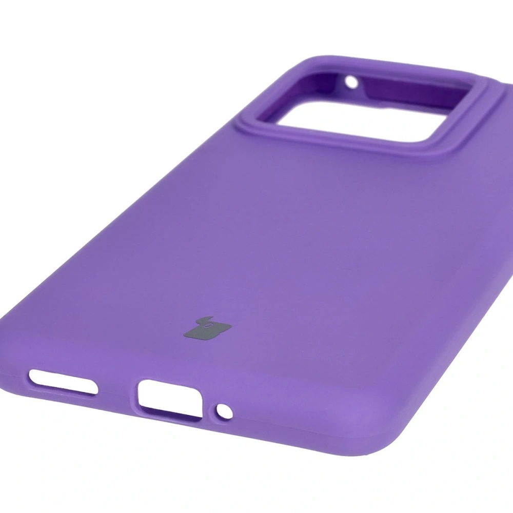 Silikonowe etui Bizon Soft Case do Realme GT 7 Pro fioletowe
