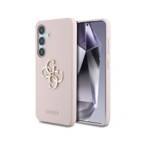 Kup Etui Guess Silicone Big 4G Logo Bottom Script Samsung Galaxy S25 růžové - GUE4348 - {ean13} - Sklep Home Screen