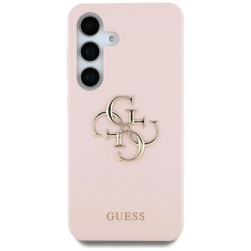 Kup Etui Guess Silicone Big 4G Logo Bottom Script Samsung Galaxy S25 růžové - GUE4348 - {ean13} - Sklep Home Screen