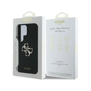 Kup Etui Guess Silicone Big 4G Logo Bottom Script Samsung Galaxy S25 Ultra czarny - GUE4349 - {ean13} - Sklep Home Screen