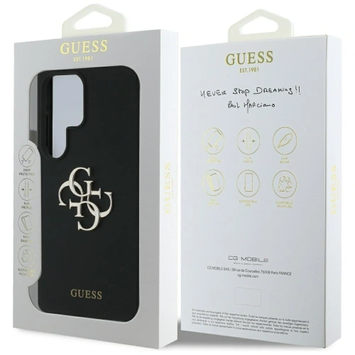 Kup Etui Guess Silicone Big 4G Logo Bottom Script Samsung Galaxy S25 Ultra czarny - GUE4349 - {ean13} - Sklep Home Screen