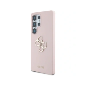 Buy Guess Silicone Big 4G Logo Bottom Script Samsung Galaxy S25 Ultra pink - GUE4350 - {ean13} - Home Screen Store Europe
