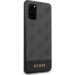 Kup Etui Guess GUHCS67G4GLGR Samsung Galaxy S20+ Plus G985 szary/grey hard case 4G Stripe Collection - GUE489GRY - {ean13} - Sklep Home Screen