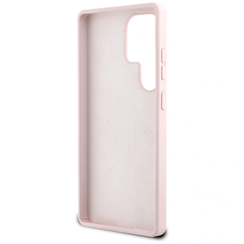 Kup Etui Guess Silicone Big 4G Logo Bottom Script Samsung Galaxy S25 Ultra różowy - GUE4350 - {ean13} - Sklep Home Screen