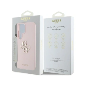 Buy Guess Silicone Big 4G Logo Bottom Script Samsung Galaxy S25 Ultra pink - GUE4350 - {ean13} - Home Screen Store Europe