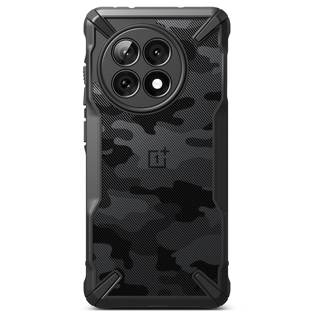 Etui Ringke Fusion-X OnePlus 13R Camo Black