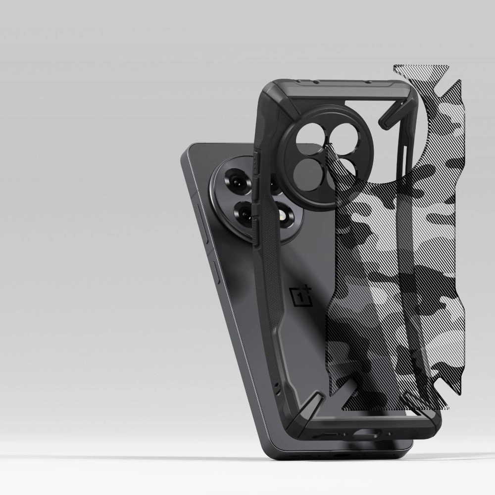 Etui Ringke Fusion-X OnePlus 13R Camo Black