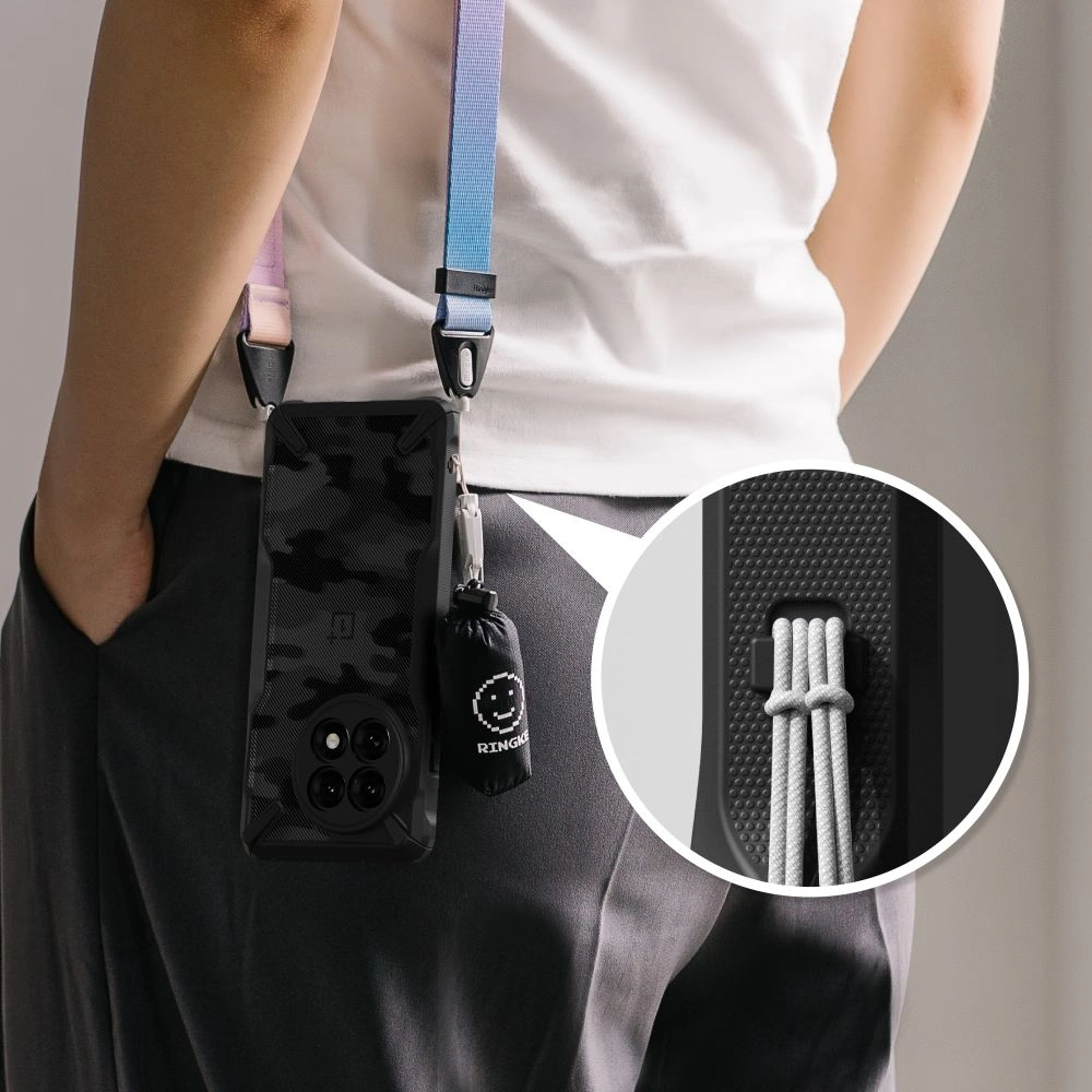 Etui Ringke Fusion-X OnePlus 13R Camo Black