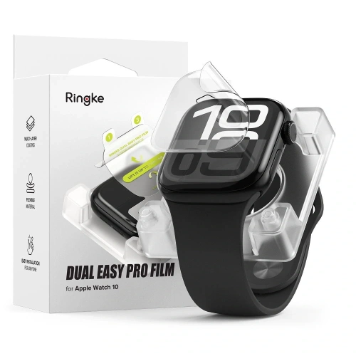 Kup Folia hydrożelowa Ringke Dual Easy Pro Apple Watch 10 42mm Clear [2 PACK] - RGK11760 - {ean13} - Sklep Home Screen