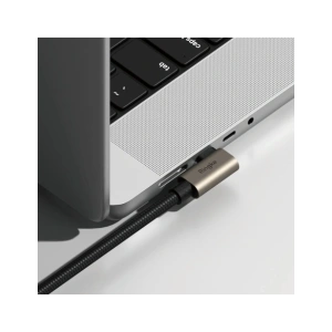Kup Kabel úhlový USB-C / USB-C Ringke USB 3.2 Gen 2x2 USB-C 90 Stupňový Kabel PD 240W 100cm Černý - RGK11761 - {ean13} - Sklep Home Screen