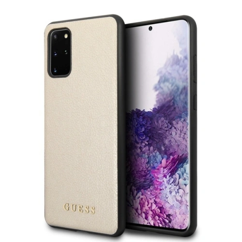 Kup Etui Guess GUHCS67IGLGO Samsung Galaxy S20+ Plus G985 zlatý /gold hard case Iridescent - GUE490GLD - {ean13} - Sklep Home Screen