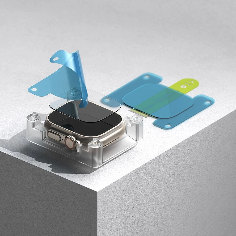 Szkło hartowane Ringke Easy Slide Apple Watch Ultra 1 / 2 / 3 49mm Clear