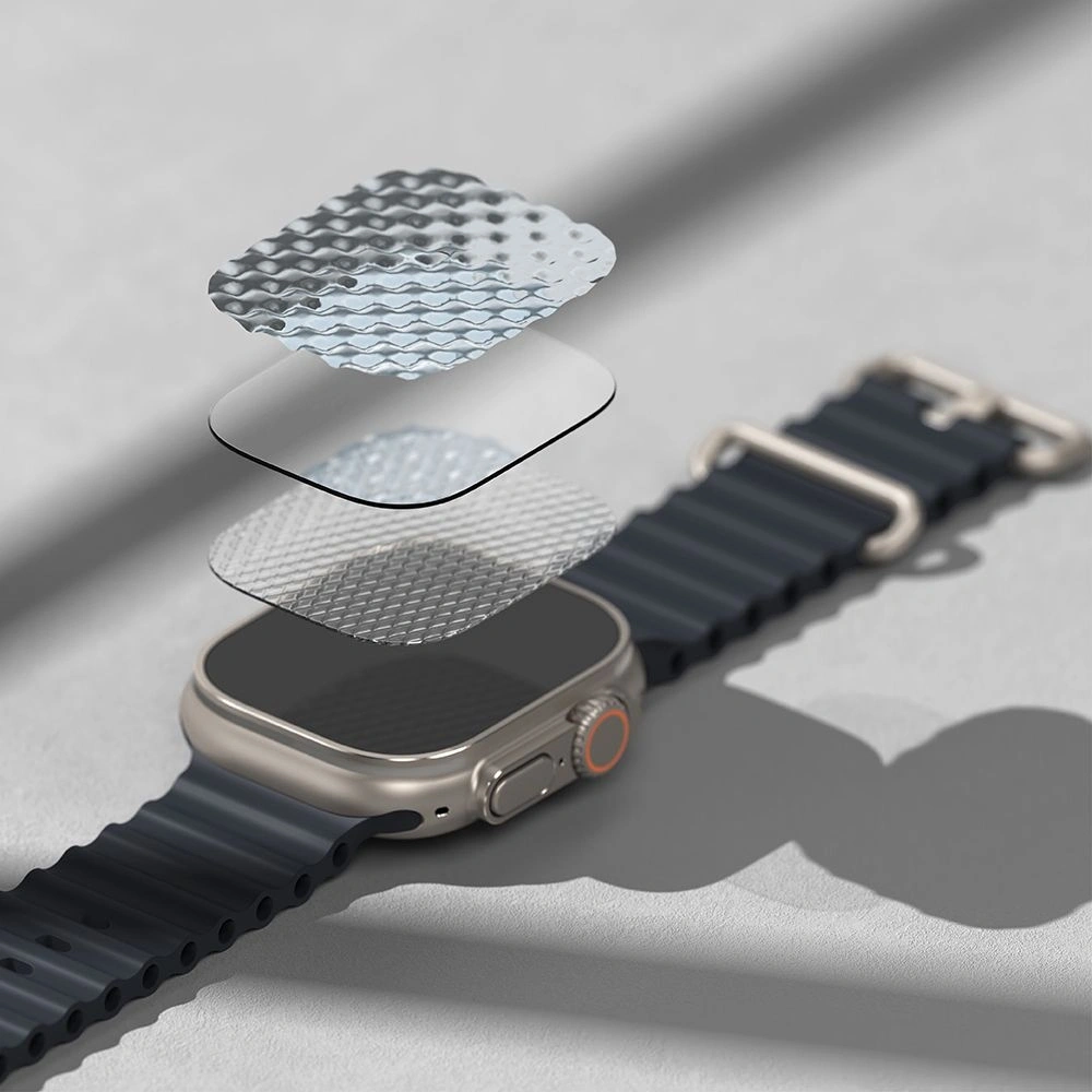 Szkło hartowane Ringke Easy Slide Apple Watch Ultra 1 / 2 / 3 49mm Clear