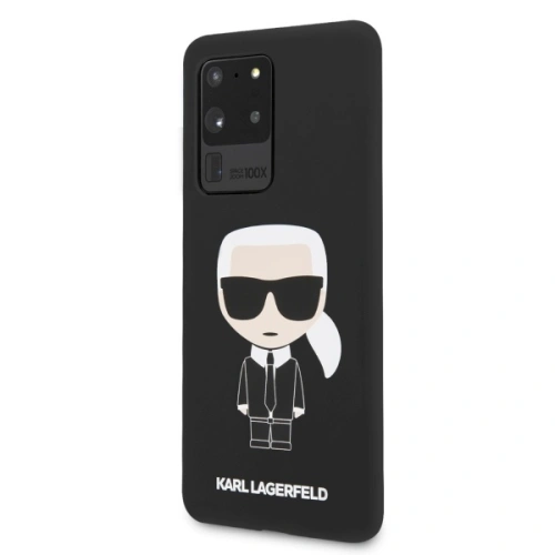 Kup Karl Lagerfeld Samsung Tasche KLHCS69SLFKBK Galaxy S20 Ultra G988 Hartschalengehäuse schwarz/schwarz Silikon Iconic - KLD273BLK - {ean13} - Sklep Home Screen