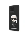 Kup Etui Karl Lagerfeld KLHCS69SLFKBK Samsung Galaxy S20 Ultra G988 hardcase czarny/black Silicone Iconic - KLD273BLK - {ean13} - Sklep Home Screen