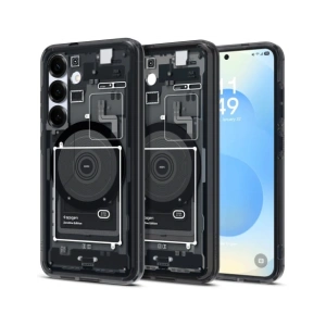 Kup Etui Spigen Ultra Hybrid Mag MagSafe Samsung Galaxy S25 Zero One Black - SPN16668 - {ean13} - Sklep Home Screen