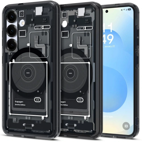 Kup Spigen Ultra Hybrid Mag MagSafe Samsung Galaxy S25 Zero One Schwarz - SPN16668 - {ean13} - Sklep Home Screen
