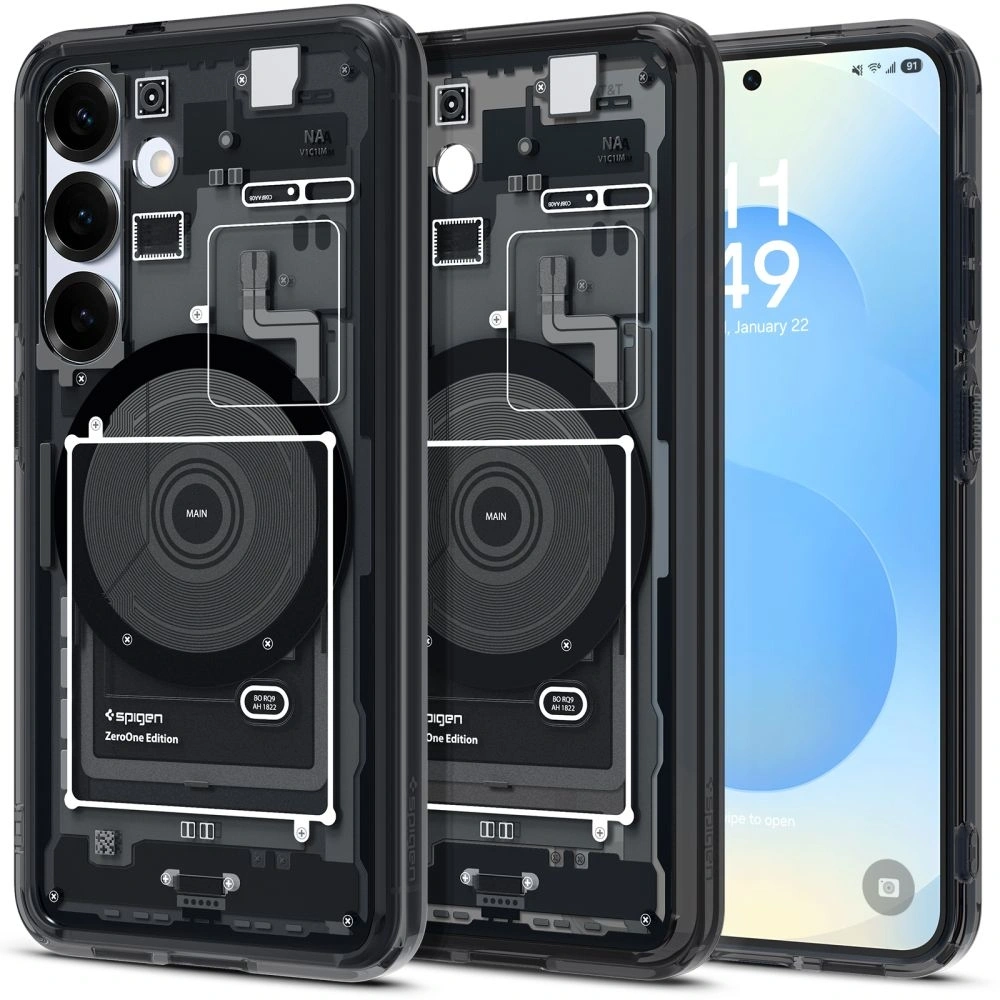 Etui Spigen Ultra Hybrid Mag MagSafe Samsung Galaxy S25 Zero One Black