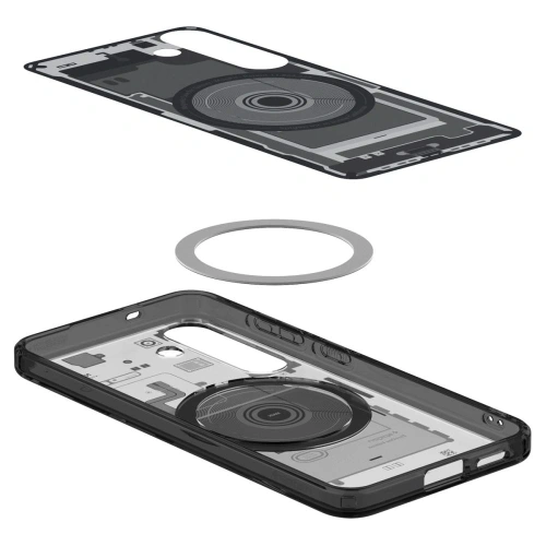 Kup Spigen Ultra Hybrid Mag MagSafe Samsung Galaxy S25 Zero One Fekete - SPN16668 - {ean13} - Sklep Home Screen