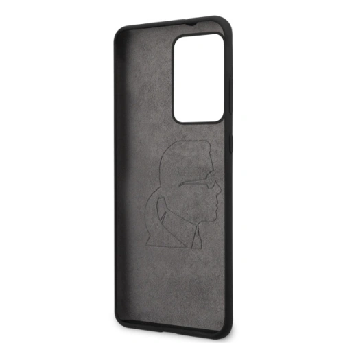 Kup Etui Karl Lagerfeld KLHCS69SLFKBK Samsung Galaxy S20 Ultra G988 hardcase czarny/black Silicone Iconic - KLD273BLK - {ean13} - Sklep Home Screen