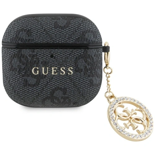 Buy Guess 4G Strass Charm Apple AirPods 4 black - GUE4353 - {ean13} - Home Screen Store Europe