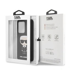 Kup Etui Karl Lagerfeld KLHCS69SLFKBK Samsung Galaxy S20 Ultra G988 hardcase czarny/black Silicone Iconic - KLD273BLK - {ean13} - Sklep Home Screen