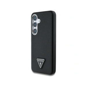 Kup Guess Logo Triunghi Granulat MagSafe Samsung Galaxy S25 negru - GUE4354 - {ean13} - Sklep Home Screen