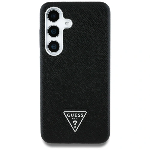 Buy Guess Grained Triangle Logo MagSafe Samsung Galaxy S25 black - GUE4354 - {ean13} - Home Screen Store Europe