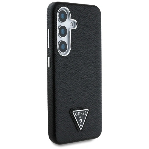 Kup Etui Guess Grained Triangle Logo MagSafe do Samsung Galaxy S25 czarny - GUE4354 - {ean13} - Sklep Home Screen