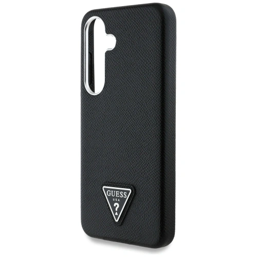 Kup Etui Guess Grained Triangle Logo MagSafe do Samsung Galaxy S25 czarny - GUE4354 - {ean13} - Sklep Home Screen
