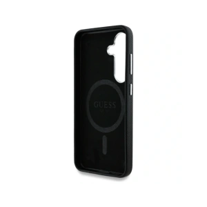 Kup Guess Logo Triunghi Granulat MagSafe Samsung Galaxy S25 negru - GUE4354 - {ean13} - Sklep Home Screen