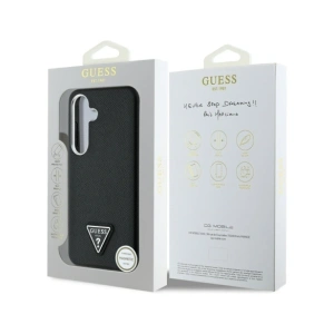 Kup Guess Logo Triunghi Granulat MagSafe Samsung Galaxy S25 negru - GUE4354 - {ean13} - Sklep Home Screen