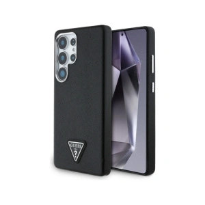 Buy Guess Grained Triangle Logo MagSafe Samsung Galaxy S25 Ultra black - GUE4355 - {ean13} - Home Screen Store Europe