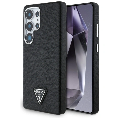 Kup Guess Grained Triangle Logo MagSafe Samsung Galaxy S25 Ultra fekete - GUE4355 - {ean13} - Sklep Home Screen