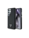 Guess Grained Triangle Logo MagSafe Samsung Galaxy S25 Ultra black
