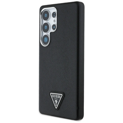 Kup Guess Grained Triangle Logo MagSafe Samsung Galaxy S25 Ultra fekete - GUE4355 - {ean13} - Sklep Home Screen