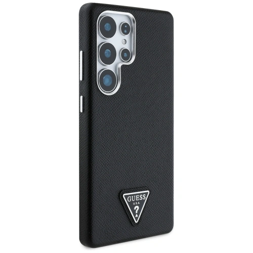 Kup Guess Grained Triangle Logo MagSafe Samsung Galaxy S25 Ultra fekete - GUE4355 - {ean13} - Sklep Home Screen