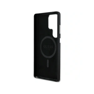 Kup Guess Grained Triangle Logo MagSafe Samsung Galaxy S25 Ultra fekete - GUE4355 - {ean13} - Sklep Home Screen