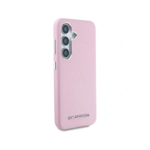 Buy Karl Lagerfeld Saffiano Full Wrapped Elongated Metal Logo MagSafe Samsung Galaxy S25 pink - KLD21933 - {ean13} - Home Screen Store Europe