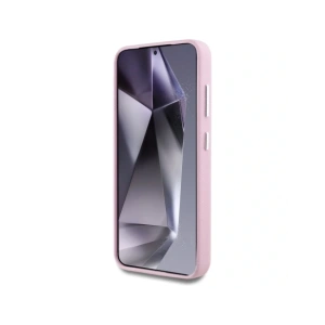 Buy Karl Lagerfeld Saffiano Full Wrapped Elongated Metal Logo MagSafe Samsung Galaxy S25 pink - KLD21933 - {ean13} - Home Screen Store Europe
