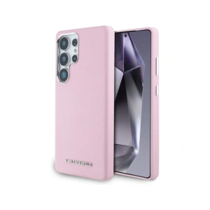Buy Karl Lagerfeld Saffiano Full Wrapped Elongated Metal Logo MagSafe Samsung Galaxy S25 Ultra pink - KLD21935 - {ean13} - Home Screen Store Europe