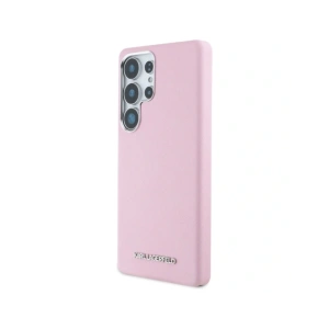 Buy Karl Lagerfeld Saffiano Full Wrapped Elongated Metal Logo MagSafe Samsung Galaxy S25 Ultra pink - KLD21935 - {ean13} - Home Screen Store Europe