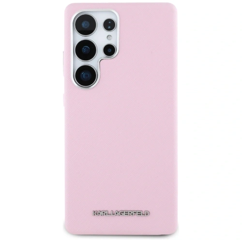 Buy Karl Lagerfeld Saffiano Full Wrapped Elongated Metal Logo MagSafe Samsung Galaxy S25 Ultra pink - KLD21935 - {ean13} - Home Screen Store Europe