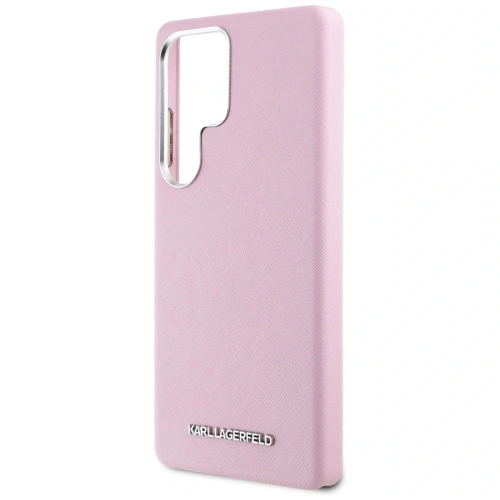 Buy Karl Lagerfeld Saffiano Full Wrapped Elongated Metal Logo MagSafe Samsung Galaxy S25 Ultra pink - KLD21935 - {ean13} - Home Screen Store Europe